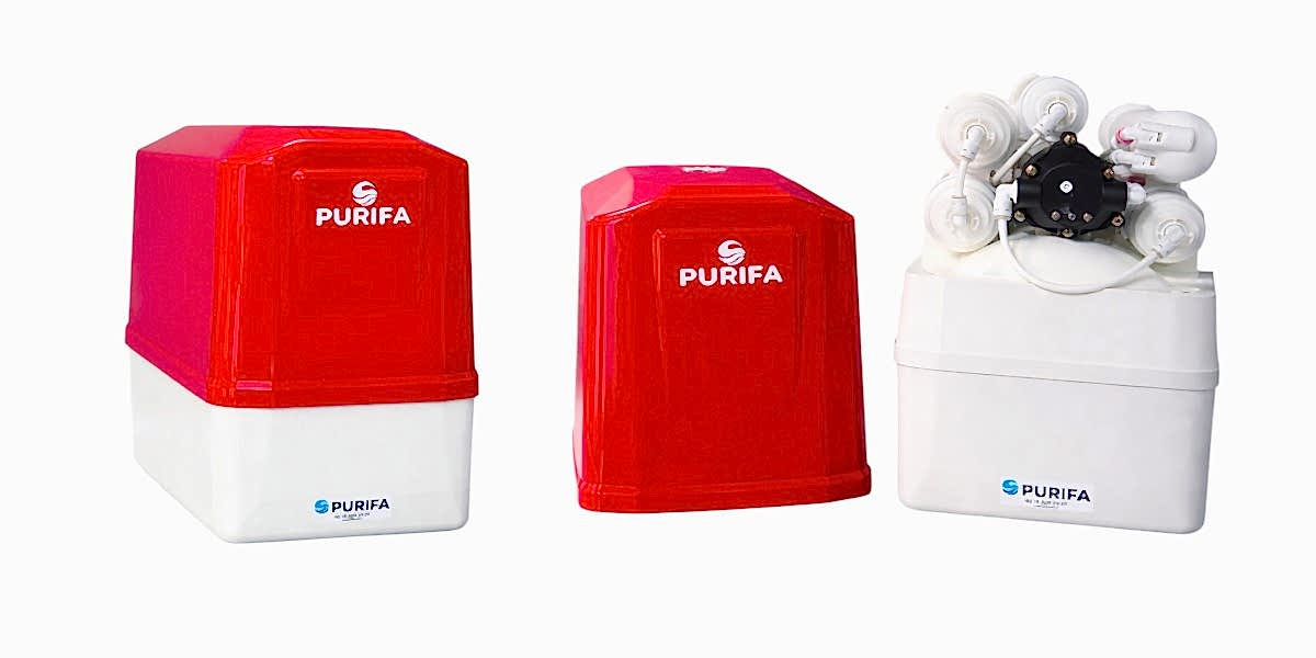 PURİFA KAPALI KASA POMPALI RO SU ARITMA CİHAZI